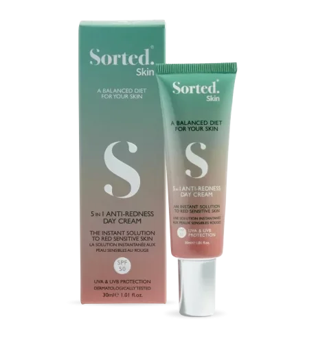 5 in 1 Anti-Redness Day Cream SPF50 – „5 in 1” Dieninis kremas raustančiai odai SPF50