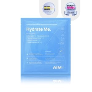Greito poveikio giliai drėkinanti veido kaukė su peptidais AIMX „Hydrate Me“