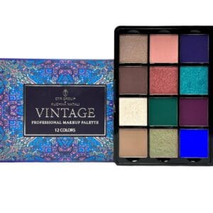 CTR GROUP akių šešėlių paletė „Vintage“ – 12 x 2.5 g