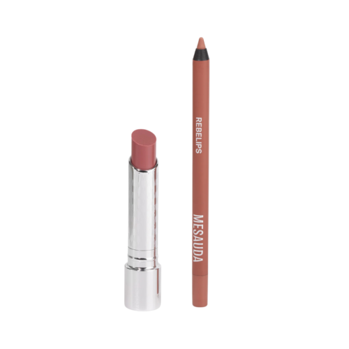 e.shop foto blokui -2 Mesauda MILKY ROSE - THE ULTIMATE LIP COMBO, matinis lūpų pieštukas ir putlinantis tonuotas lūpų balzamas