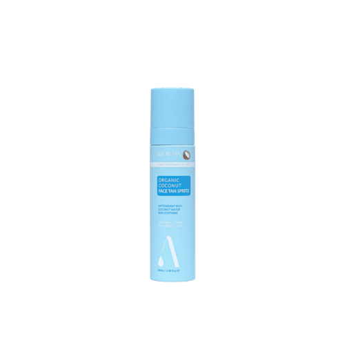 Azure Tan Drėkinantis savaiminio įdegio veido tonikas „HYDRATING COCONUT FACE TAN SPRITZ”