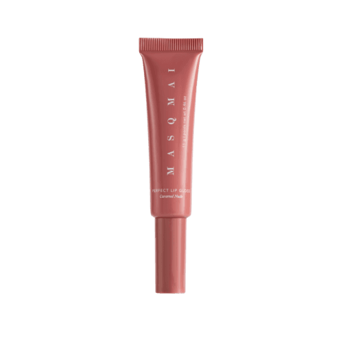 e.shop foto blokui -2 Masqmai Perfect lip gloss lūpų blizgis, 11g Caramel Nude